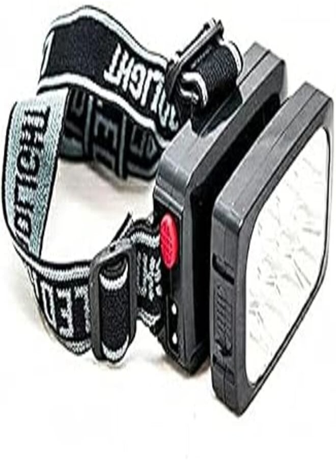 OR Square headlamp very bright LED black color for camping 