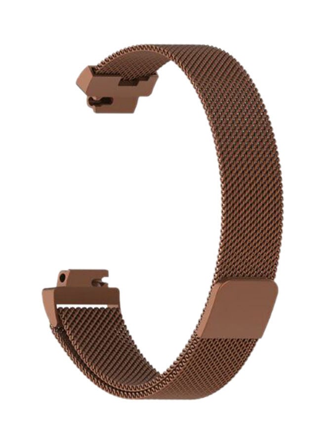 NIBEMINENT Replacement Watch Band For Fitbit Inspire Hr Brown
