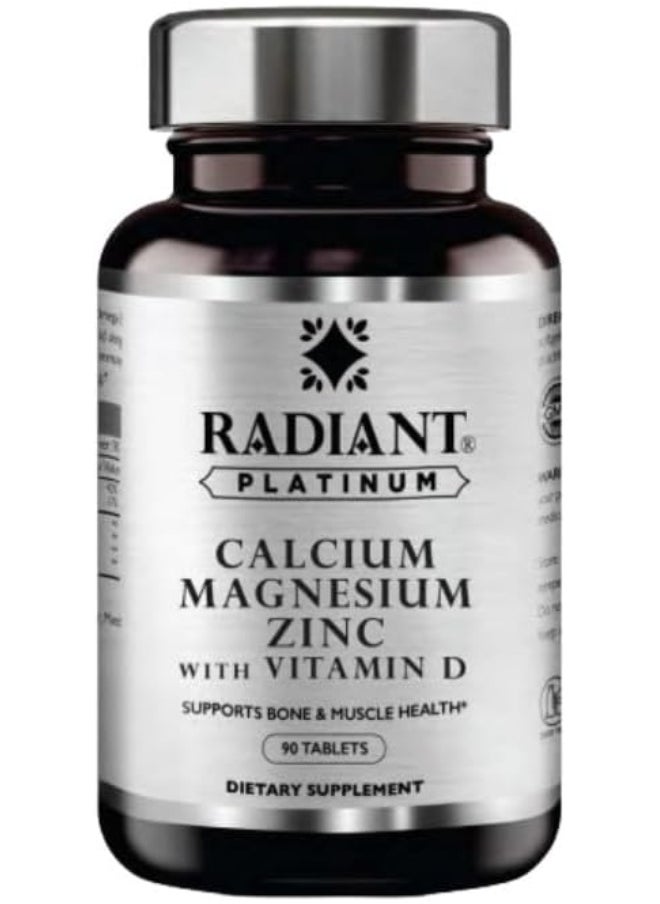 Radiant Platinum - Calcium Magnesium Zinc With Vitamin D - Image 1
