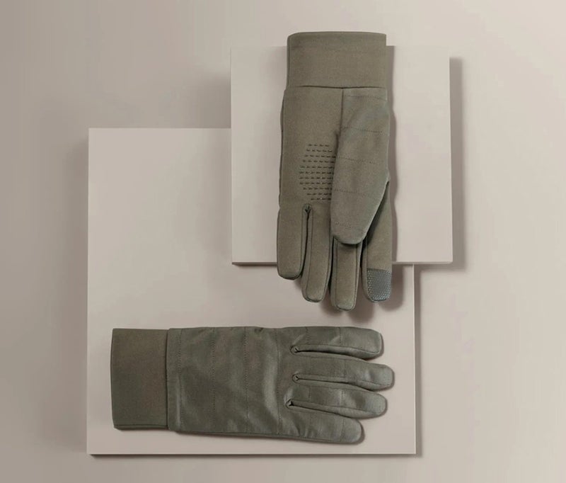 Tchibo Softshell Gloves, Brown  - Image 1