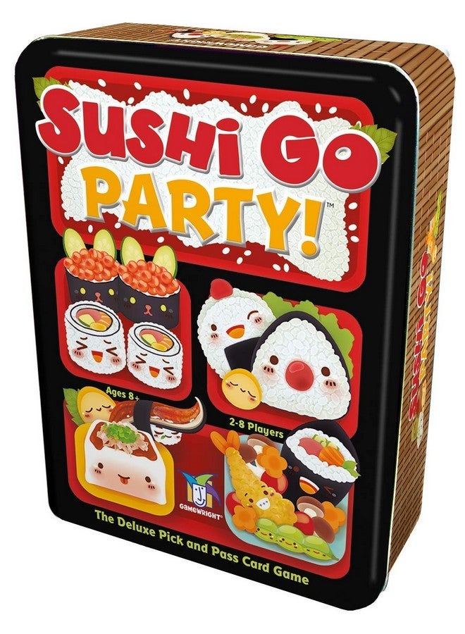 Gamewright Sushi Go Party! - The Deluxe Pick & Pass Card Game by , Multicolored - Image 4