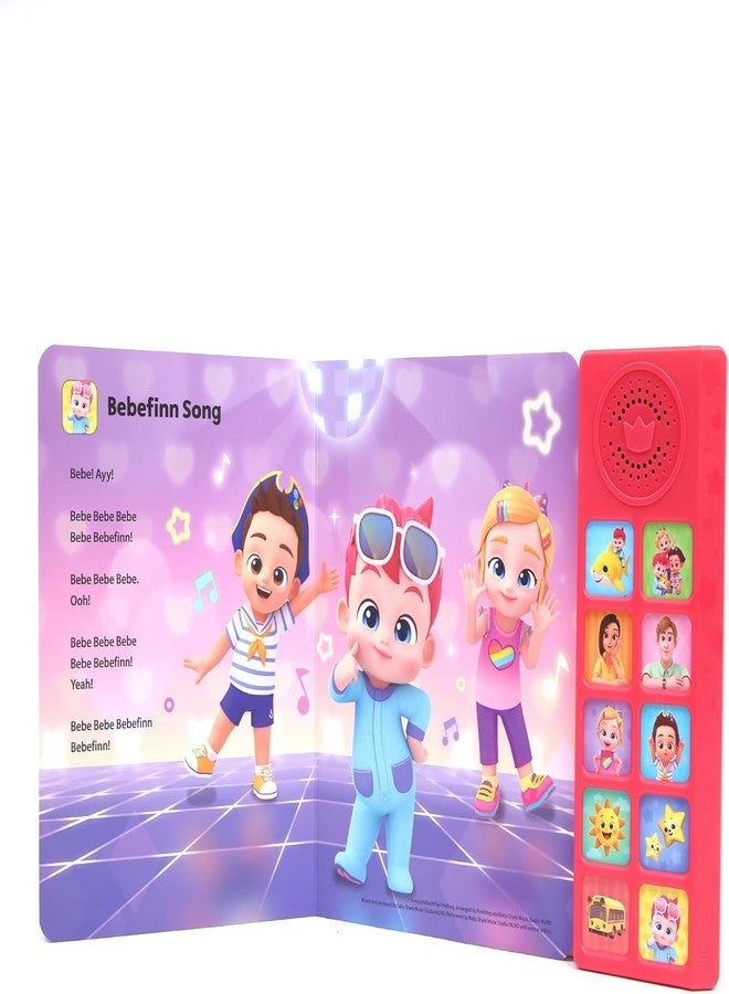 Pinkfong Bebefinn Sing-Along Nursery Rhymes Sound Book - 10-Button Musical Book - Ages 1-3 - Image 3