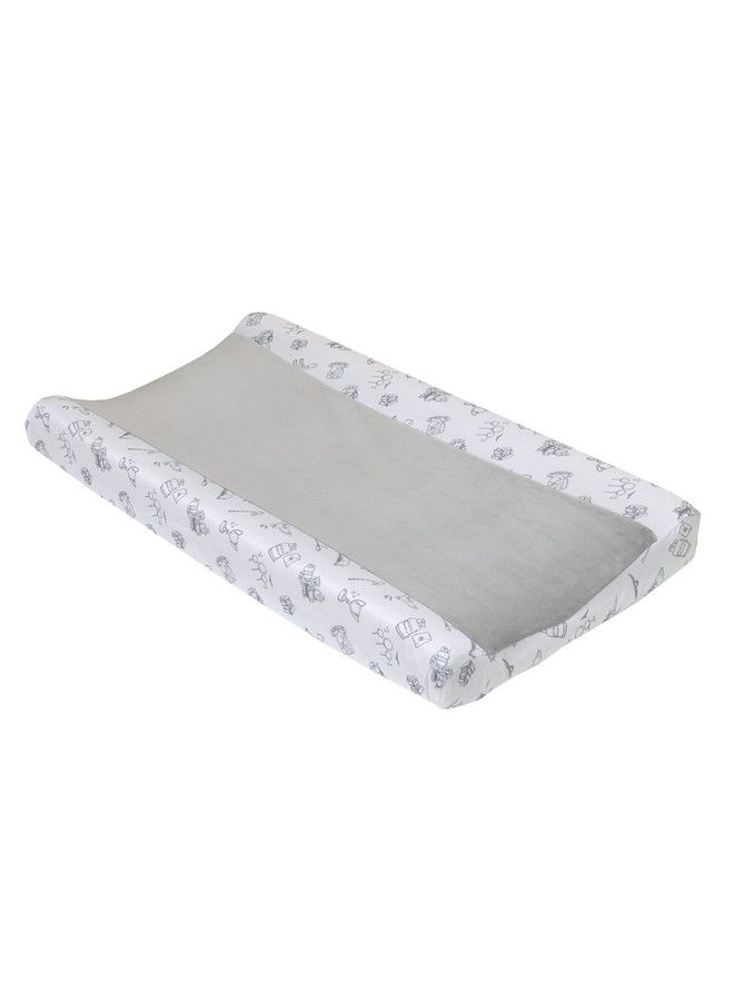 NoJo Warner Brothers Harry Potter Magical Moments Grey And White Super Soft Changing Pad Cover - Image 2