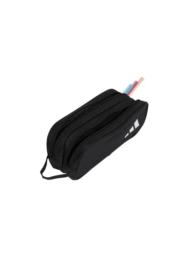 Adidas Adidas Pencil Case 2Zp Black Training Bags For Junior 1 Size