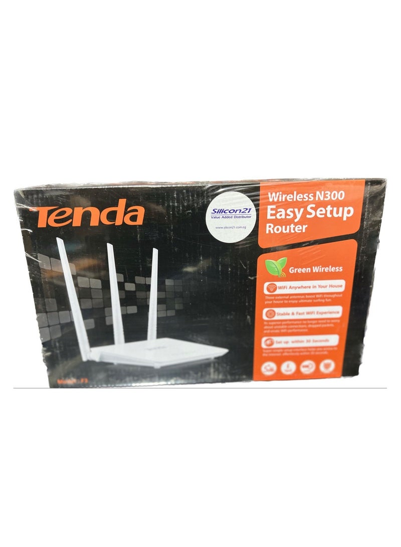 TENDA F3 Wireless N300 Home Access Point, 300 Mbps, IP QoS, WPS Button White - Image 4