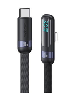 أوسامس PD30W Type-C إلى Lightning كابل بيانات وشحن سريع بزاوية قائمة - سلسلة Wind 1.2M  - Image 1