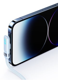 أوسامس PD30W Type-C إلى Lightning كابل بيانات وشحن سريع بزاوية قائمة - سلسلة Wind 1.2M  - Image 4