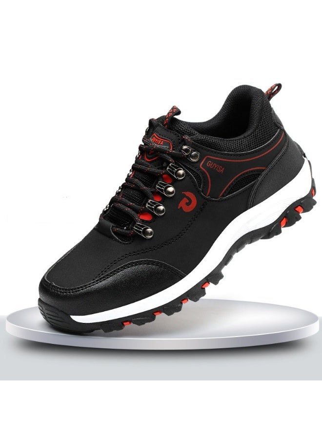 NIBEMINENT Universal Safety Shoes Steel Toe Puncture-Proof Working Shoes Waterproof Wear-resistant Lightweight Breathable Sneakers for Men - Image 1