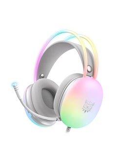 X25 Professional Gaming Headset USB+3.5 RGB Light 3D Stereo Noise Cancellation Multi Platform Compatibility With Microphone