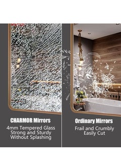 Generic Bathroom Mirror,Full Length Mirror,Wall Mounted Mirror,Makeup Mirror,Dressing Mirror,Frame Mirror for Bathroom Living Room Bedroom (70*70CM）  - Image 5
