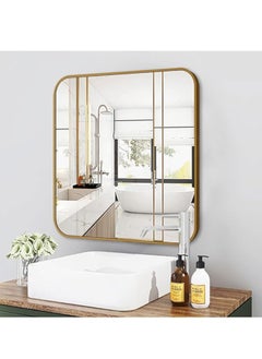 Generic Bathroom Mirror,Full Length Mirror,Wall Mounted Mirror,Makeup Mirror,Dressing Mirror,Frame Mirror for Bathroom Living Room Bedroom (70*70CM）  - Image 2