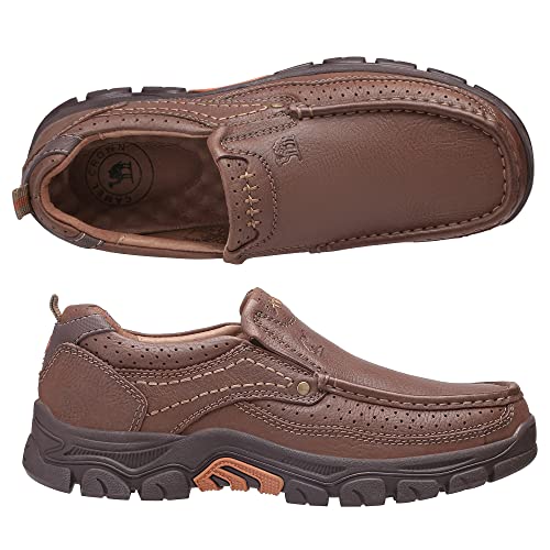 CAMEL CROWN Mens Loafers Slip On Loafer Leather Casual Walking Shoes Comfortable for Work Office Dress Outdoor - Image 3