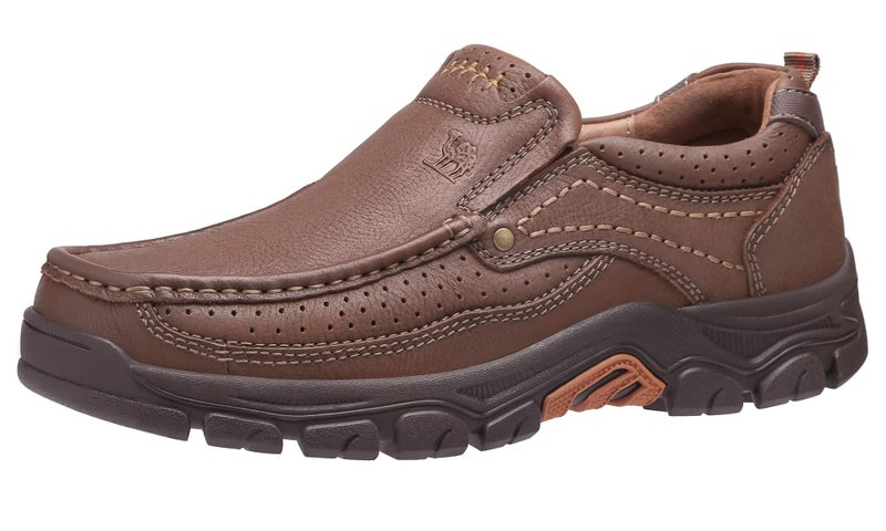 CAMEL CROWN Mens Loafers Slip On Loafer Leather Casual Walking Shoes Comfortable for Work Office Dress Outdoor - Image 1