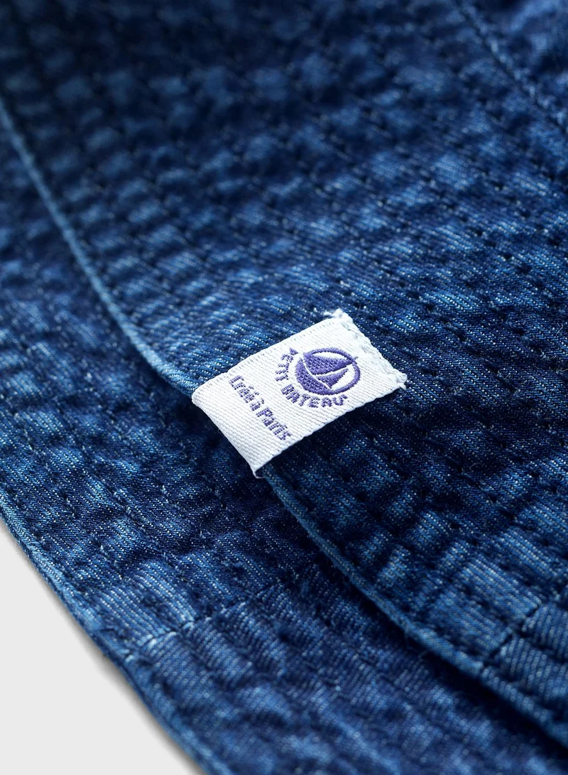 Petit Bateau Kids Denim Bucket Hat