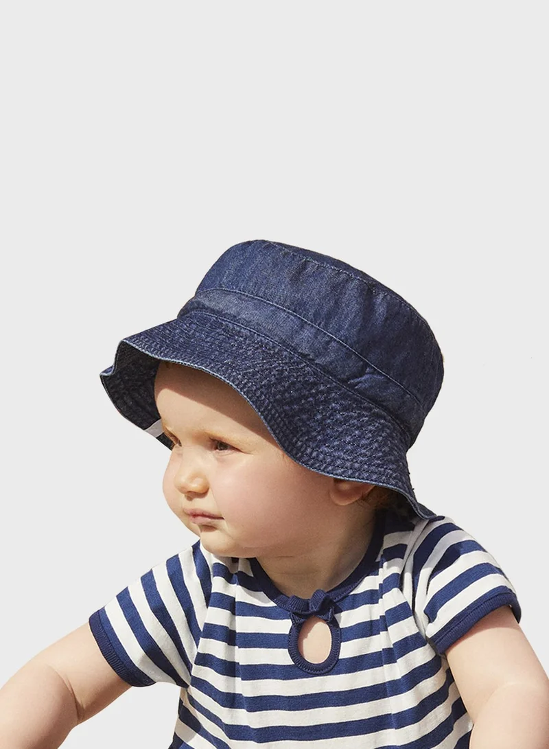 Petit Bateau Kids Denim Bucket Hat