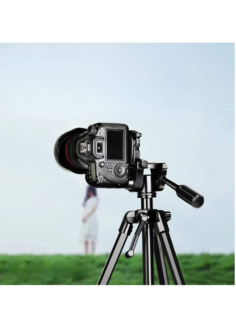 NeePho - NP8830 Extendable Tripod with Remote Controller Outdoor Live Selfie Camera Phone Floor Stand for DSLR Camera - Image 1