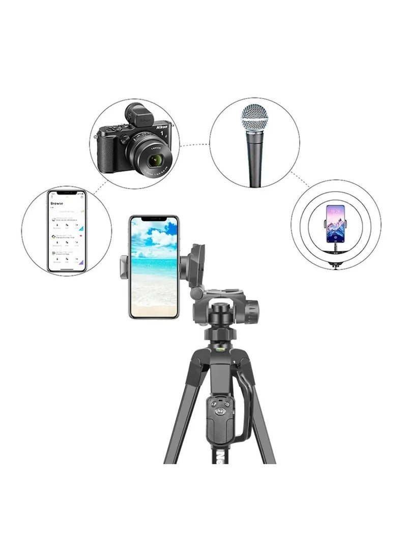 NeePho - NP8830 Extendable Tripod with Remote Controller Outdoor Live Selfie Camera Phone Floor Stand for DSLR Camera - Image 1
