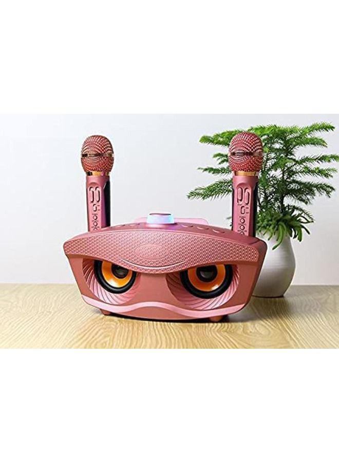 Padom  2 in 1 Family Karaoke Portable Wireless Live Dual Microphone And Bluetooth Speaker - Image 4