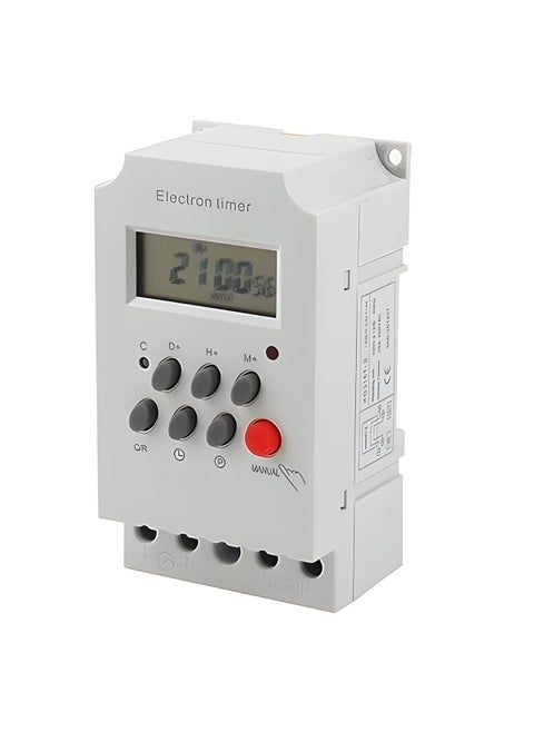 Blackt Electrotech BT41D4 Digital Timer Switch Relay DIN Rail 25 Amps Programmable Automatic OnOff SinglePhase