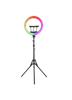 General RGB 18 Inch Double-sided Luminous Fill Light Diamond Crystal Ring Light Mobile Phone Live Desktop Flash New-Specifications:RGB-ring Light 【18 Inch Remote Control】】  - Image 5