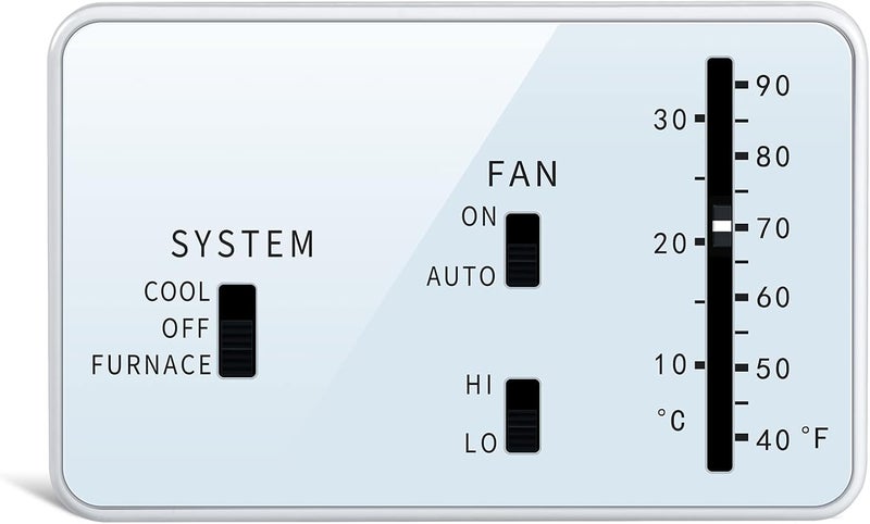 briidea RV Thermostat, RV Analog Thermostat (Cool Only/Furnace), Replace for Dometic 3106995.032, 12 VDC - Image 1