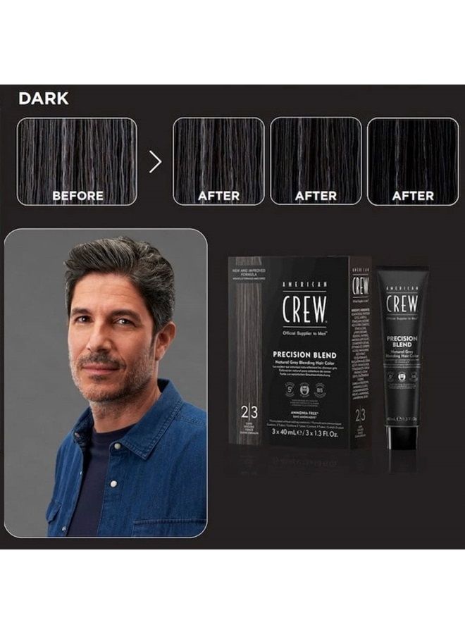 AMERICAN CREW Men's Temporary Hair Color by American Crew, Temporary Hair Dye, Natural Gray Coverage, Dark, 1.3 Fl Oz (Pack of 3) - Image 3
