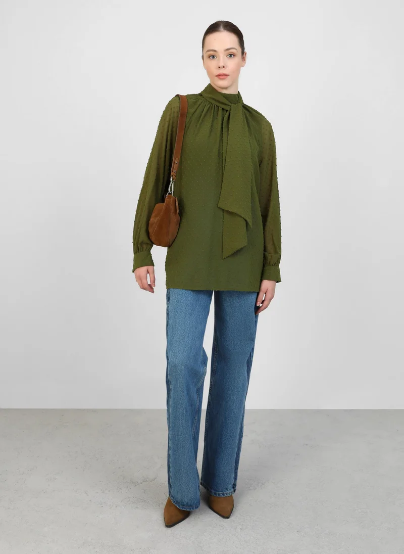 Refka by modanisa Khaki - Blouses - Refka