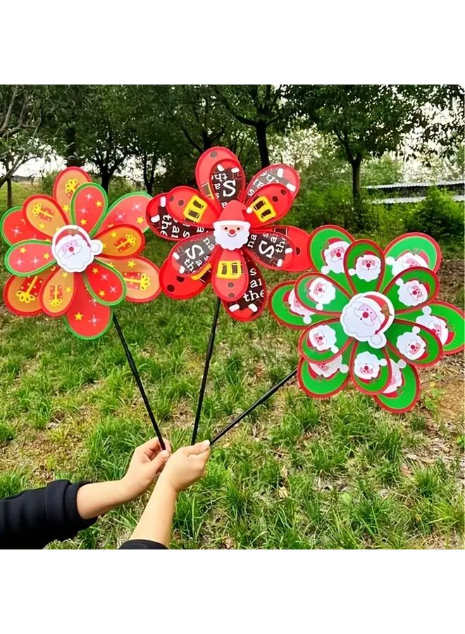 Large Double Layer Christmas Windmill For Garden Decoration Outdoor Party Props Gifts - Image 5