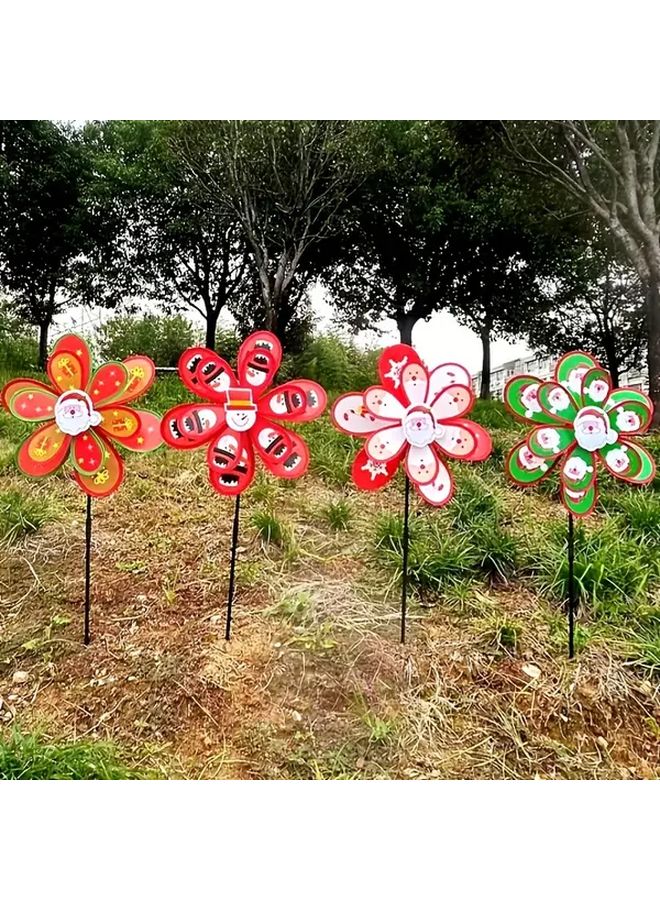 Large Double Layer Christmas Windmill For Garden Decoration Outdoor Party Props Gifts - Image 3