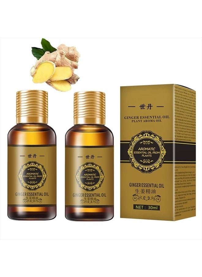 2PC (60ml) Belly Drainage Ginger Oil, Slimming Tummy Ginger Oil, Ginger Oil Lymphatic Drainage Massage, Ginger Essential Oil Care for Skin - pzsku/Z3678F8C74C01318EF52CZ/45/_/1689268246/3a315e6f-1ce9-451b-92c6-d3ecd4f78305