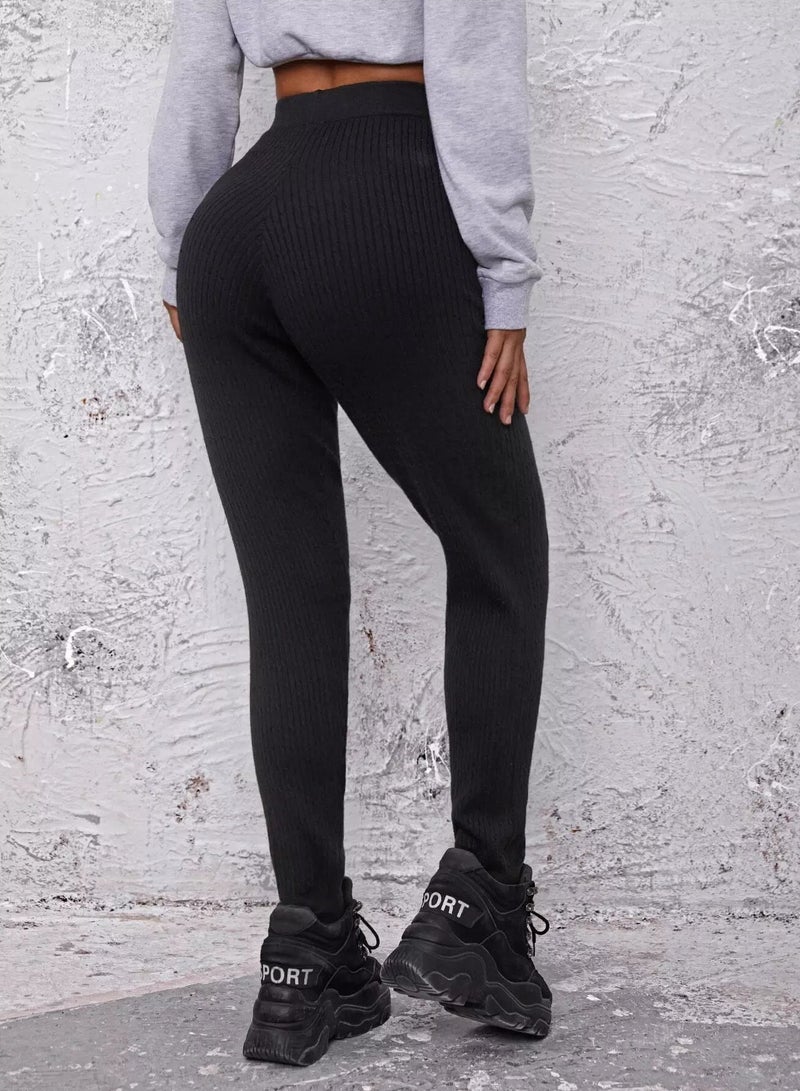 بنطلون مضلع سادة - Image 2