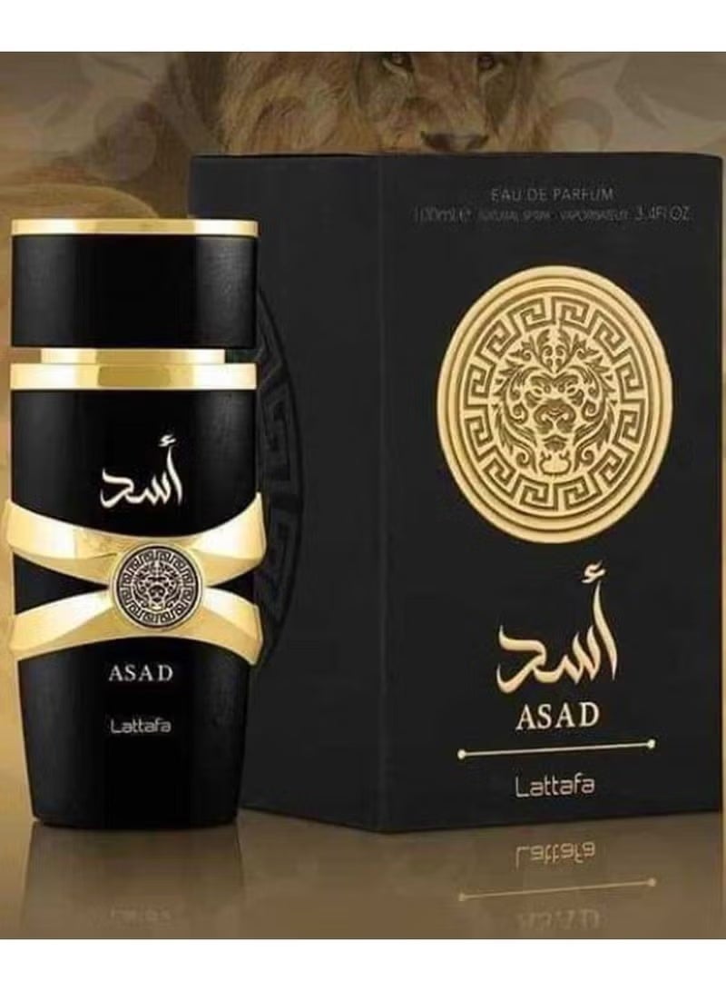 لطافة عطر اسد للرجال من لطافة او دي بارفان 100 مل - Image 1
