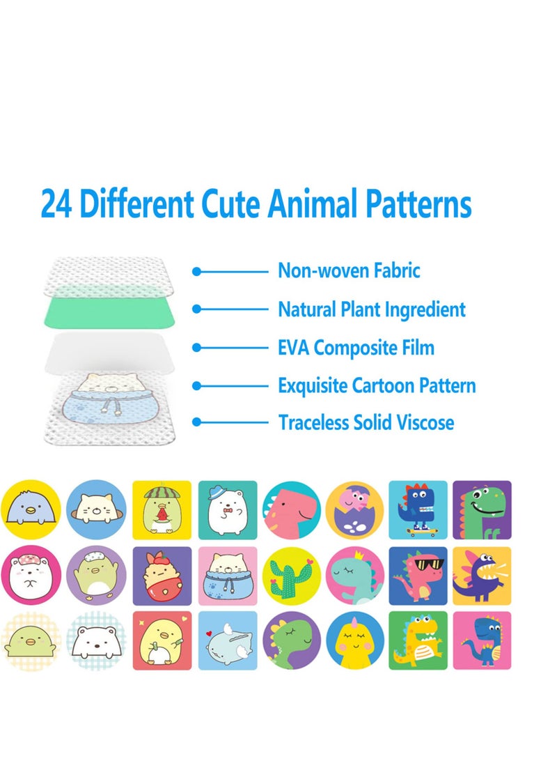 SYOSI 120 قطعة ملصق طارد للبعوض زيت أساسي طبيعي طرد الحشرات لاصقات مضادة للبعوض للأطفال الأطفال البالغين التخييم السفر في الهواء الطلق المنزل توفر حماية لمدة 24 ساعة - Image 2