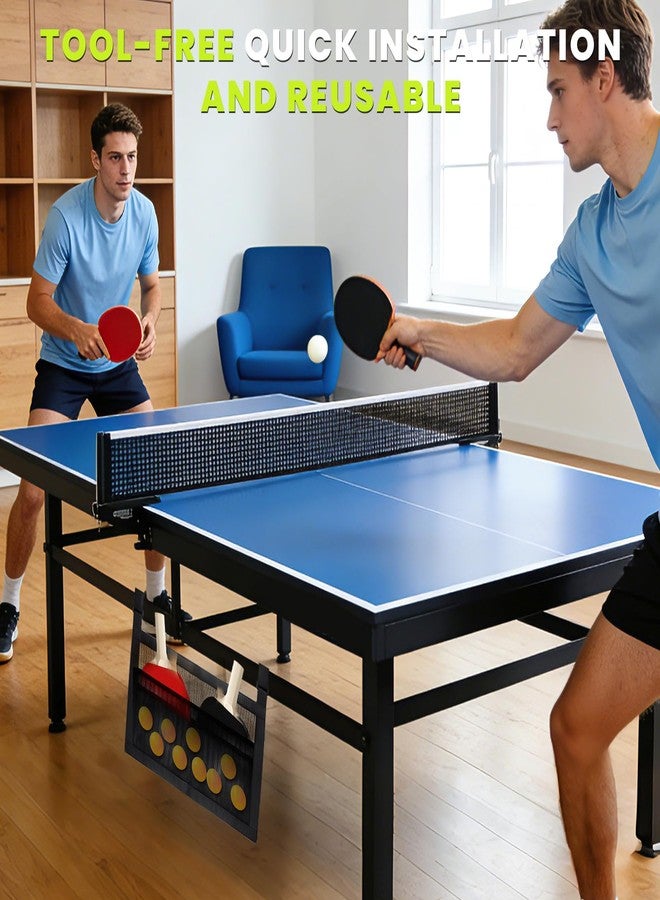 KCMOSGI Under Table Tennis Ball Holder, Under Table Tennis Racket Holder for Balls & Pickleball Paddles, Pickleball Paddle Rack Organizer Holder, Ping-Pong Paddle Holder for Tone Sound Rackets Globes Gear - Image 4