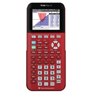 Texas Instruments TI-84 Plus CE Color Graphing Calculator, Radical Red Small - pzsku/Z36796F469062D8481A7FZ/45/1749374228/ee65bb34-a7e2-4ab5-90c9-5de96d25fa1f