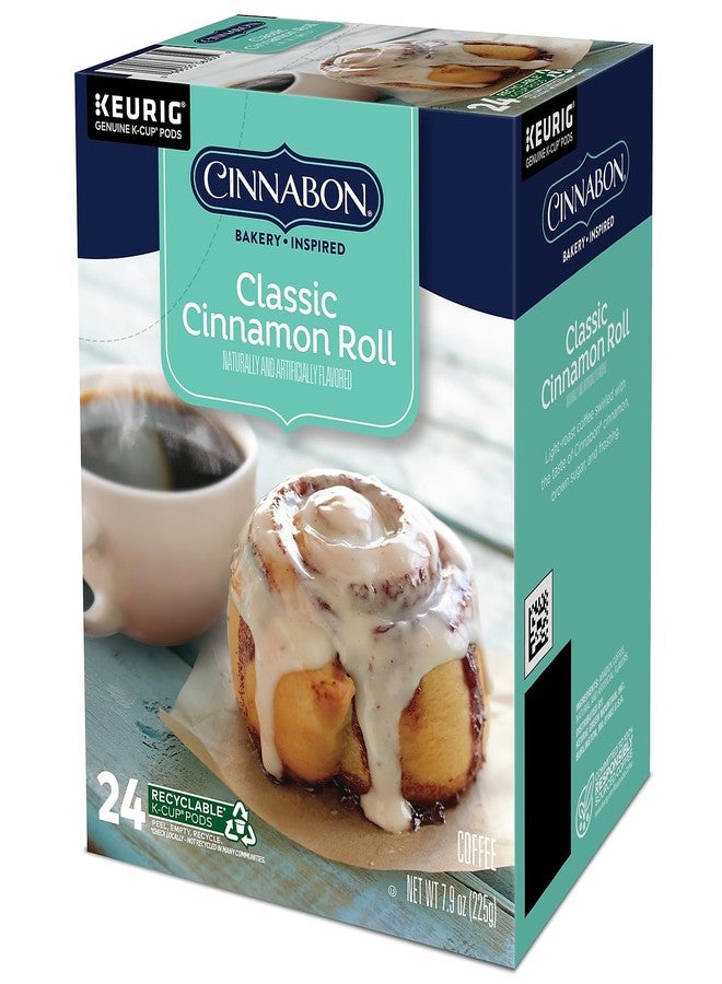 Cinnabon Classic Cinnamon Roll, Single-Serve Keurig K-Cup Pods, Flavored Coffee, 24 Count - Image 5