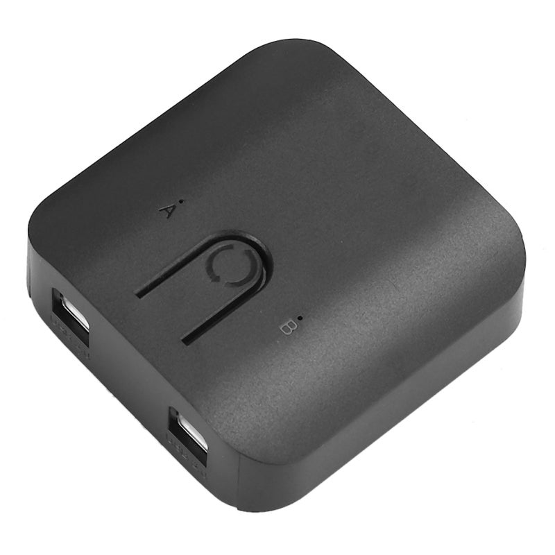 أكاسيس وحدة تبديل USB 2 إلى 1 لمشاركة الطابعة - تبديل بزر واحد لمشاركة الطابعة بسهولة - محول توصيل وتشغيل لمكاتب العمل - Image 5