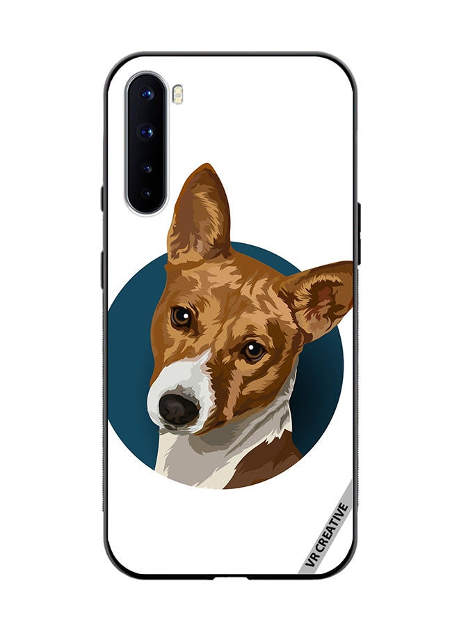 VR CREATIVE Protective Case Cover For OnePlus Nord Face Dog Design Multicolour - Image 1