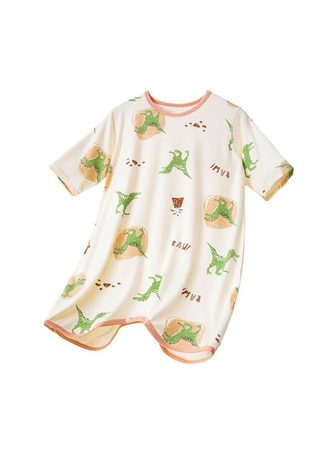 Children's Sleeping Bag, Class A Antibacterial, Cool-touch Bamboo Fiber, Baby Split-leg Sleepwear, Short-sleeve Anti-kick Quilt, Boys' Pajamas