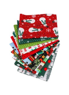 10 Pieces 8X10'' Random Christmas Fabric Multi-Color Fabric Patchwork Cotton Mixed Squares Bundle Sewing Quilting Craft, Craft Fabric Bundle Squares Patchwork Diy Sewing Scrapbooking Quilting - pzsku/Z3679C962E110D91ED77EZ/45/_/1734348201/ba3cdce4-de1a-4367-ae30-b5446d198547