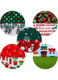 10 Pieces 8X10'' Random Christmas Fabric Multi-Color Fabric Patchwork Cotton Mixed Squares Bundle Sewing Quilting Craft, Craft Fabric Bundle Squares Patchwork Diy Sewing Scrapbooking Quilting - pzsku/Z3679C962E110D91ED77EZ/45/_/1734348290/40e1b49d-cf2e-40ca-87e3-ae4a5229c96d