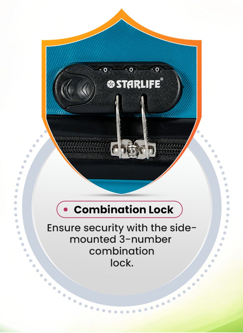 STARLIFE Suitcase Set of 4 PCS ABS Hardside Travel Luggage Bag  - Image 3