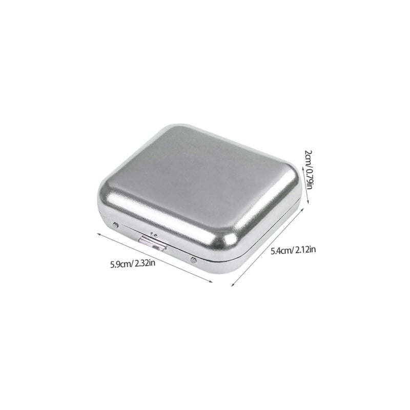 Portable Stainless Steel Ashtray with Lid 2 Pack Compact Car Outdoor Travel Accessory - Image 3