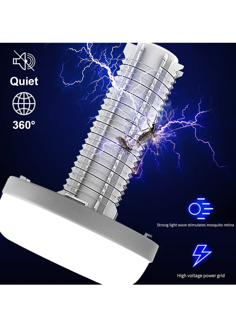 SYOSI 2 in 1 Rechargeable Bug Zapper and Camping Lamp, Portable Electric Mosquito Killer and Waterproof Tent Light for Travel, Patio, Home, Garden - Image 3