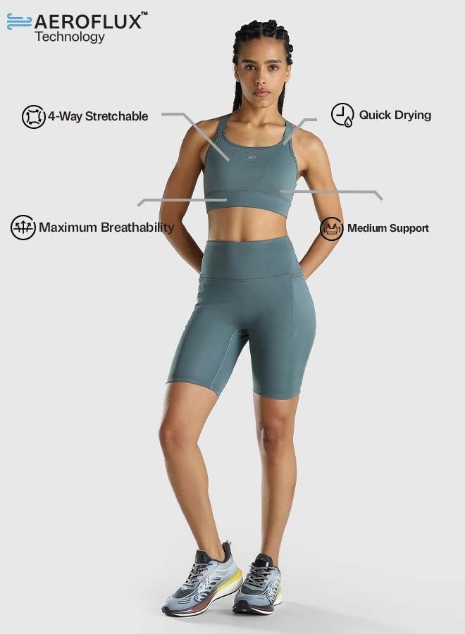 Musclemind Women's Cross-back Sports Bra - Image 3