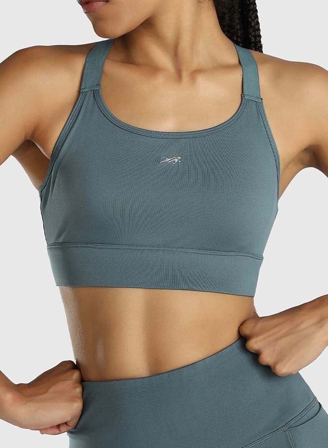 Musclemind Women's Cross-back Sports Bra - Image 1