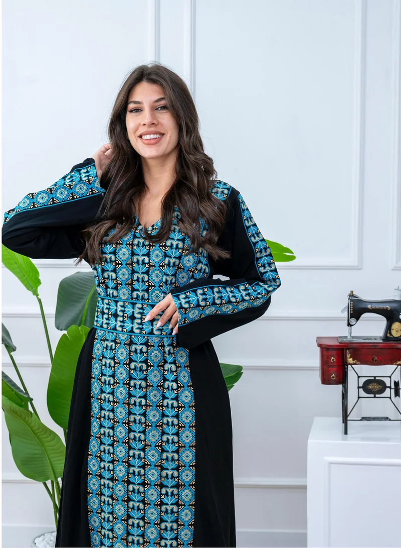 AL BENT AL SHARQIEH embroidered jalabiya dress