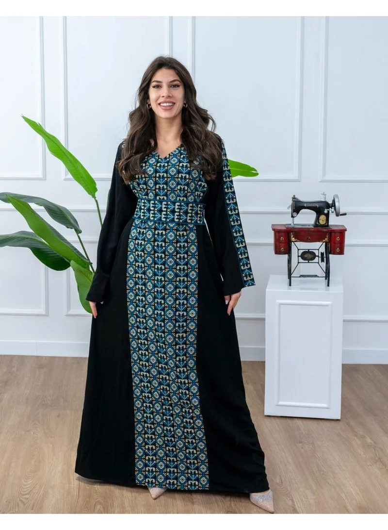 AL BENT AL SHARQIEH embroidered jalabiya dress