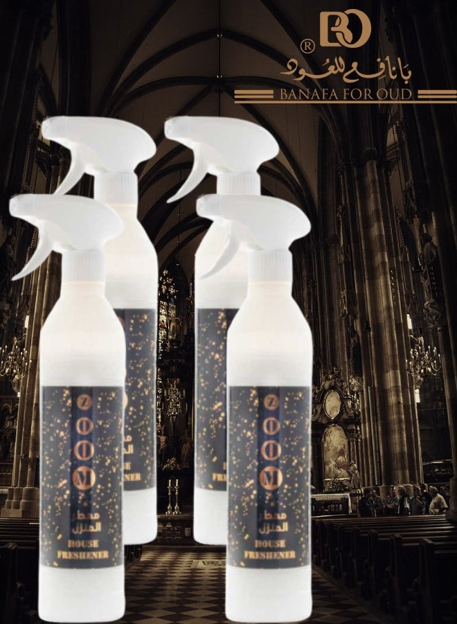 Banafa 4 Pieces Zoom House Freshener 500ML - Image 1