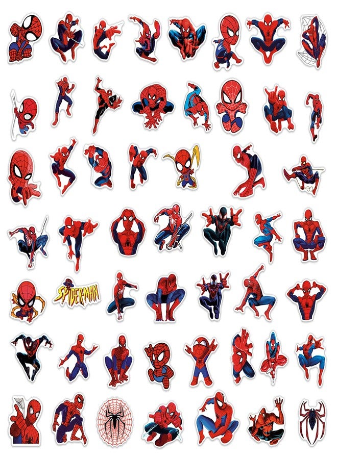 Cannity 50PCS Spider-Man Stickres for Kids Teen Superhero Stickers for Water Bottles Laptop Luggage Waterproof Vinyl Decals Reward Stickers(Yellow) - Image 4